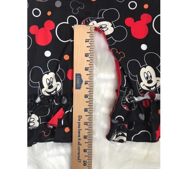 Baby Girls Mickey Mouse Ruffled Romper - Picture 3 of 4